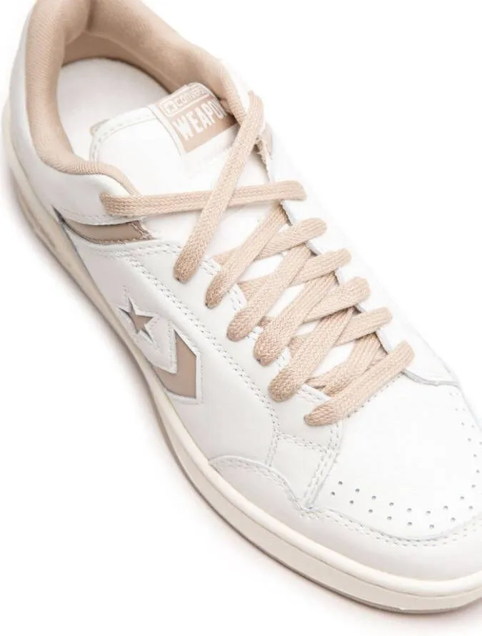 Converse Weapon leather sneakers White