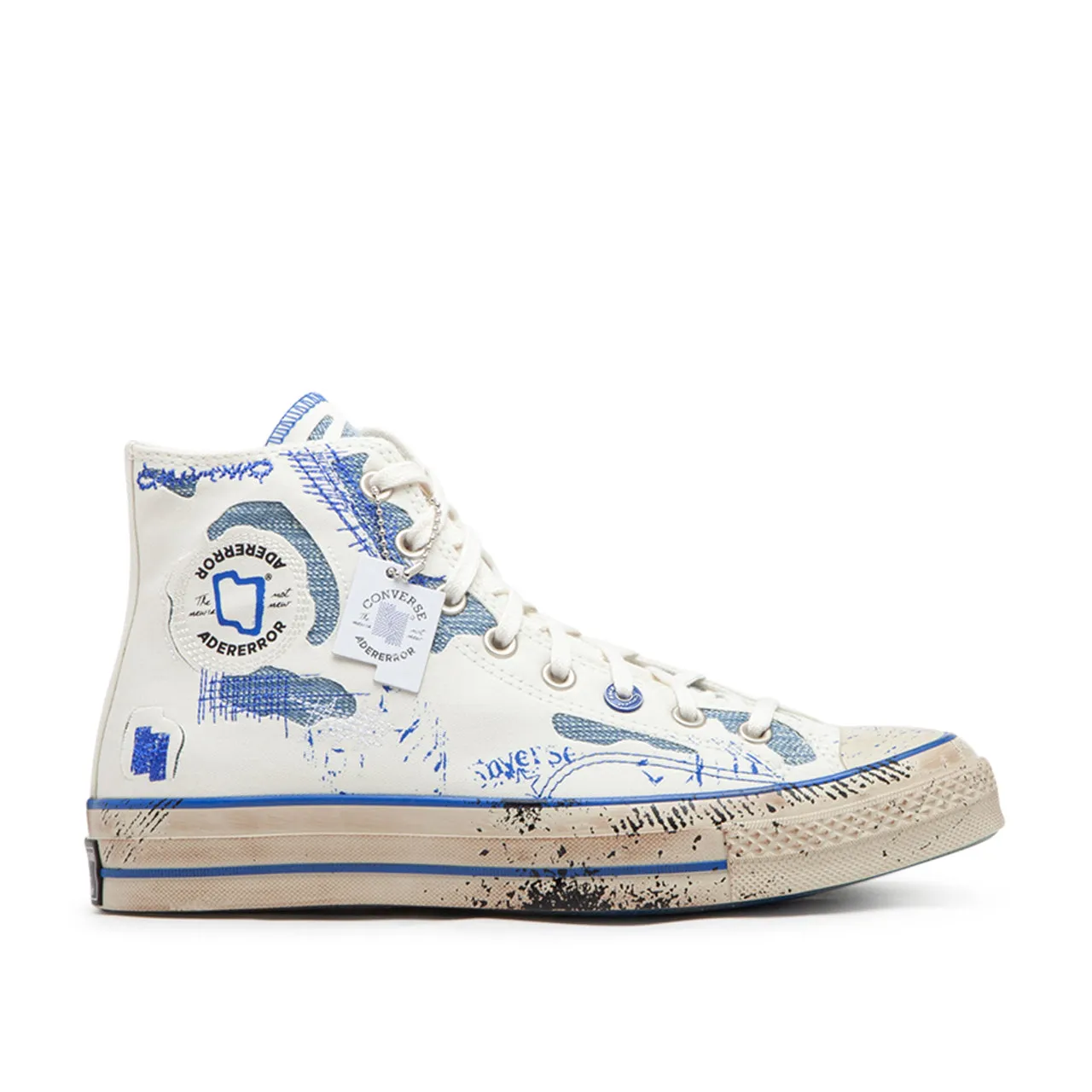 converse x ader error chuck 70 hi (white / blue)