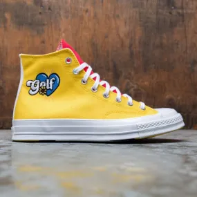 Converse x Golf Wang Tri Panel Men Chuck 70 Hi (blue / yellow / red)