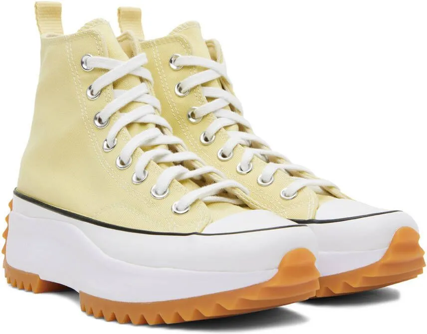 Converse Yellow Run Star Hike Seasonal Color Sneakers