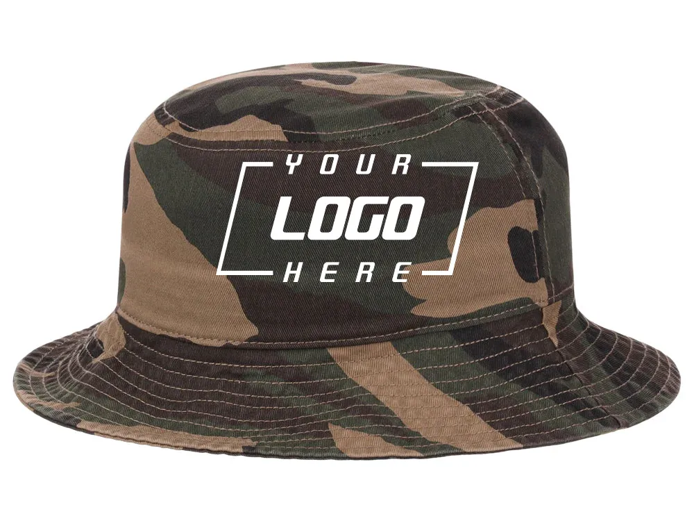 Crowns By Lids Swish Bucket Hat - Camo