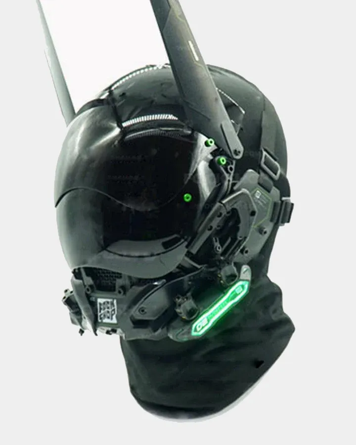 Cyberpunk Helmet Led