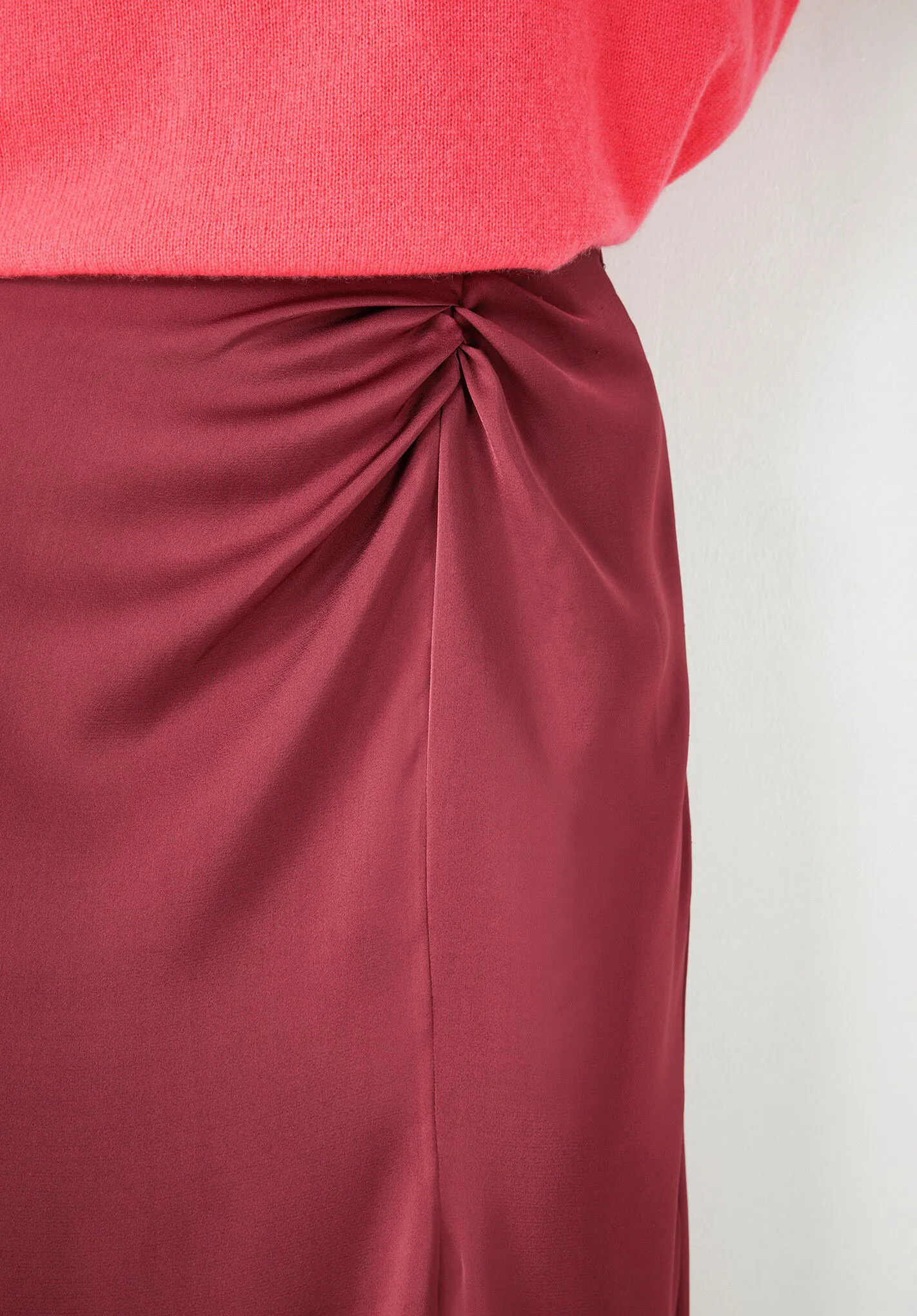 Delilah Satin Skirt