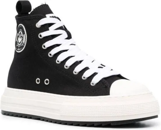 DSQUARED2 high-top platform sneakers Black