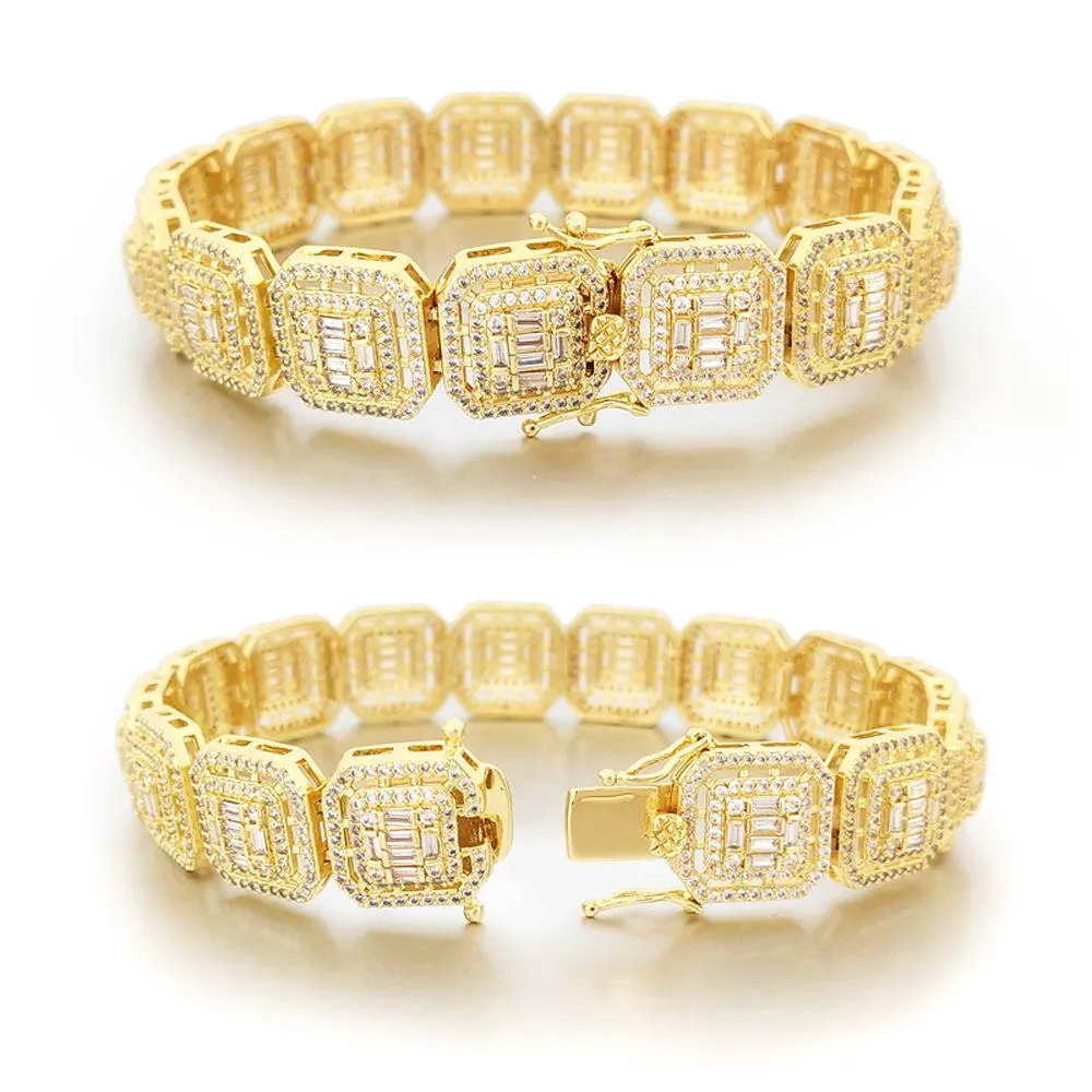 Exotic Baguette Ice Custom Bling Bling Bracelet