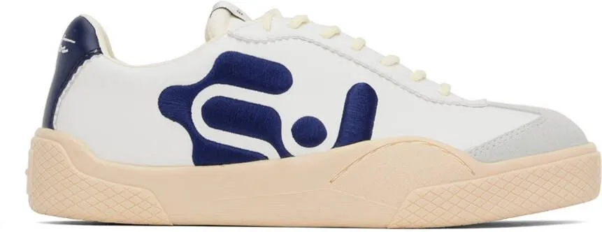 Eytys White & Blue Santos Sneakers