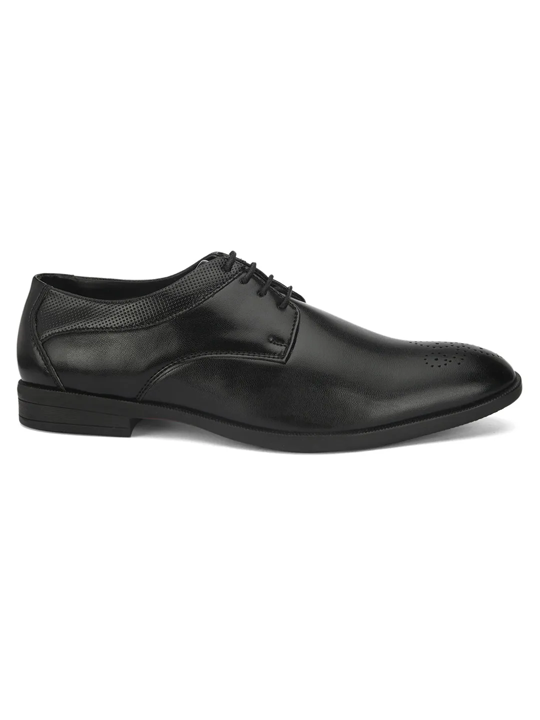 FENTACIA Men Black Lace-Ups Formal Shoes