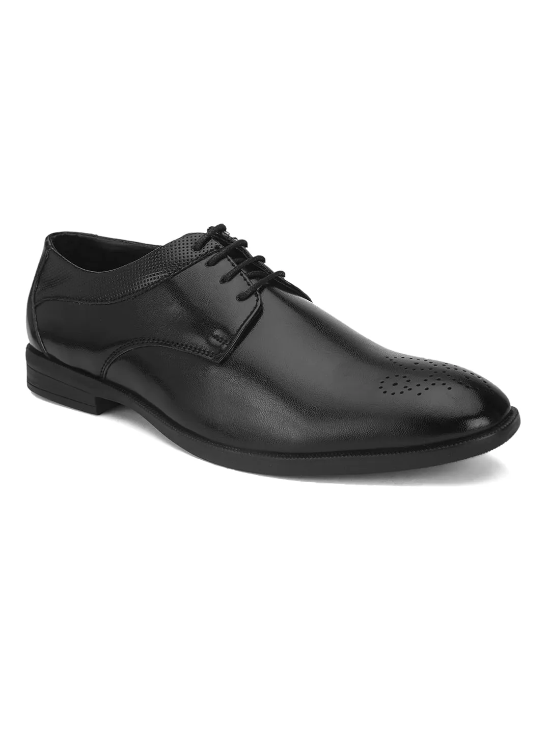 FENTACIA Men Black Lace-Ups Formal Shoes