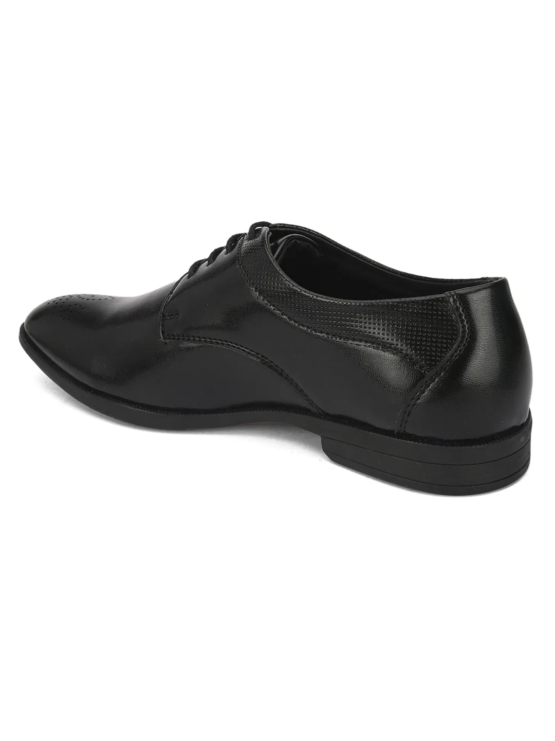 FENTACIA Men Black Lace-Ups Formal Shoes