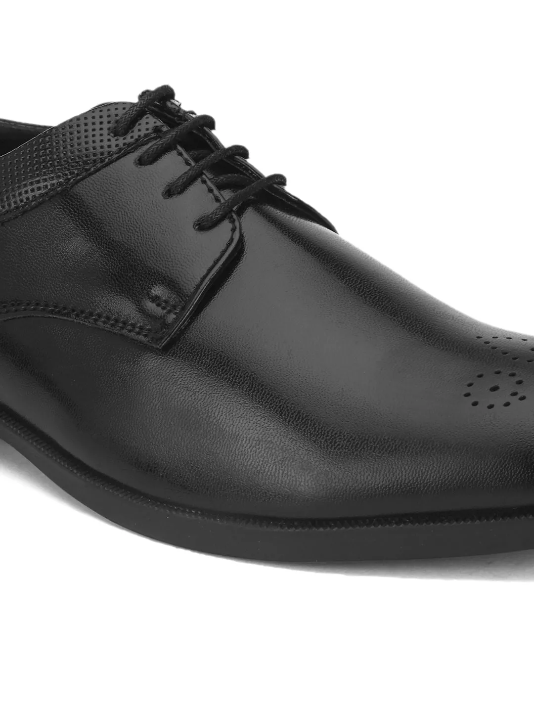 FENTACIA Men Black Lace-Ups Formal Shoes