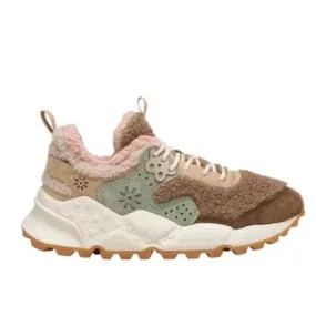 FLOWER MOUNTAIN | SNEAKERS MUJER | KOTETSU WOMAN SUEDE/TEDDY BEIGE-PINK | ROSA