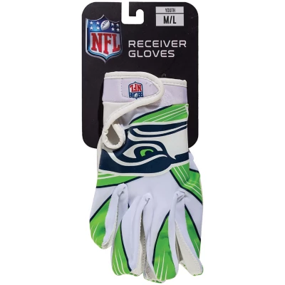 Franklin NFL Seattle Seahawks Youth Football Receiver Gloves