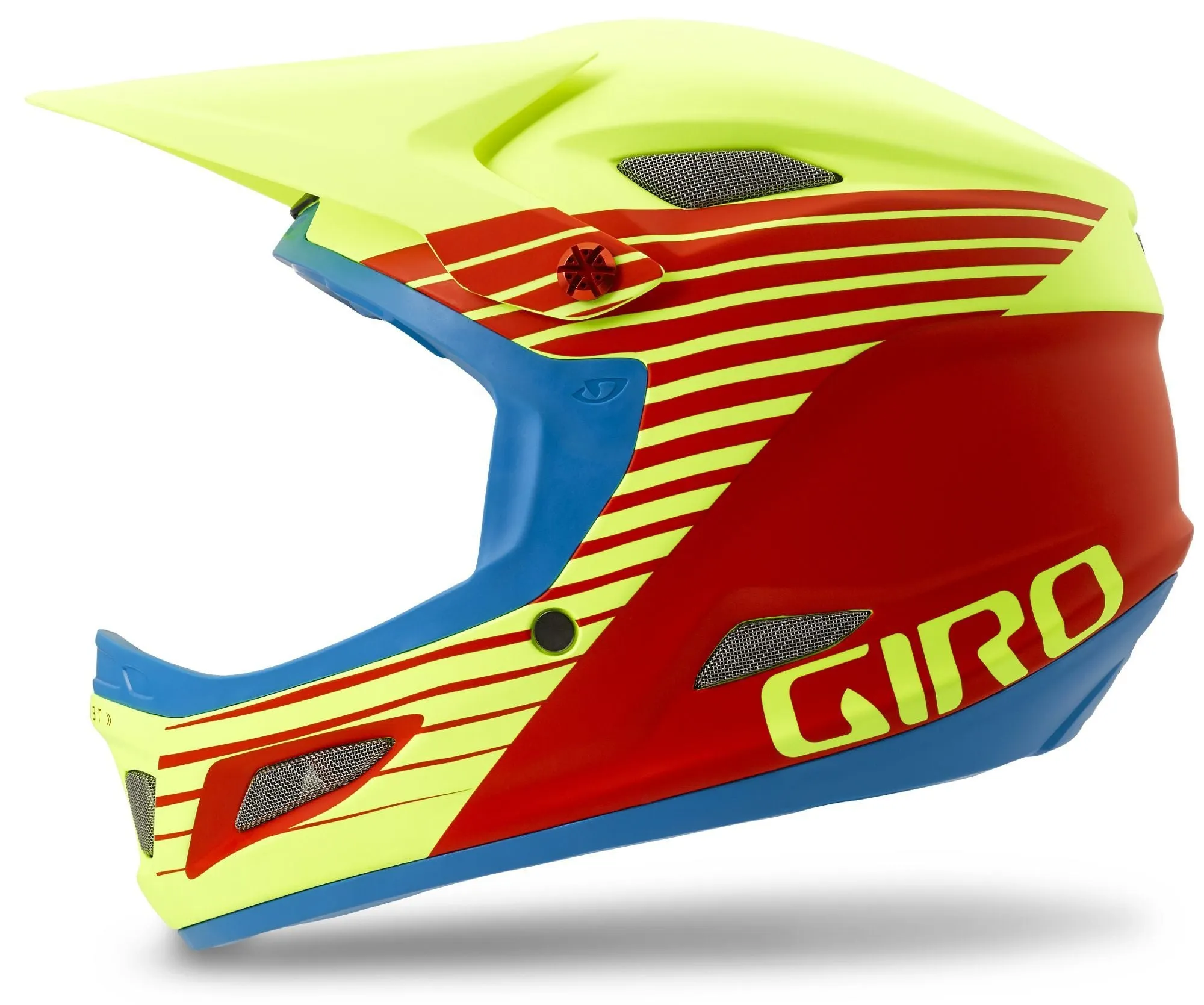 Giro Cipher Full Face Helmet - Glowing Red-Highlight Yellow