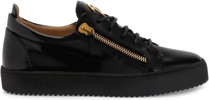 Giuseppe Zanotti Frankie zip-detail low-top sneakers Black