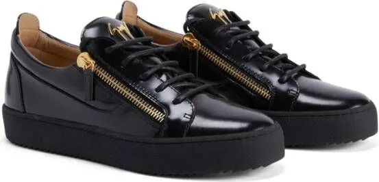 Giuseppe Zanotti Frankie zip-detail low-top sneakers Black