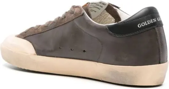 Golden Goose Superstar panelled sneakers Brown