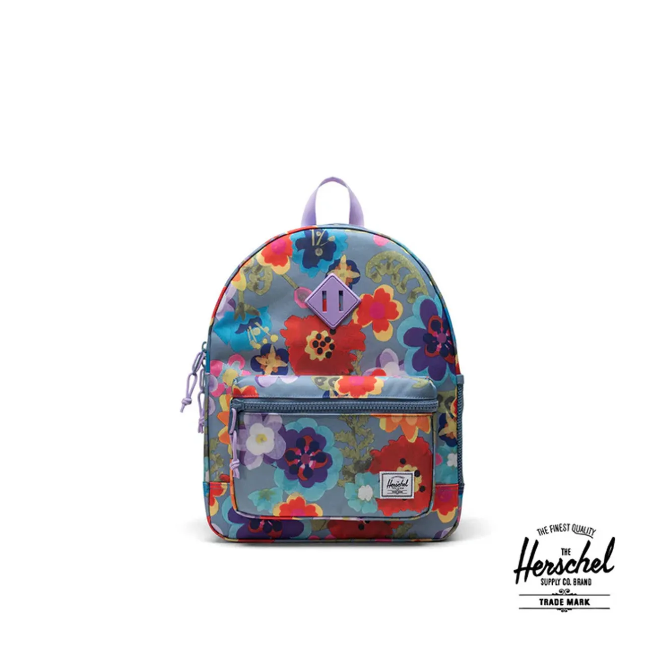 Herschel Heritage Youth Backpack 16L - Paper Flowers/Faded Denim