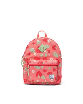 Herschel Heritage Youth Backpack-Shell Pink Sweet Strawberries