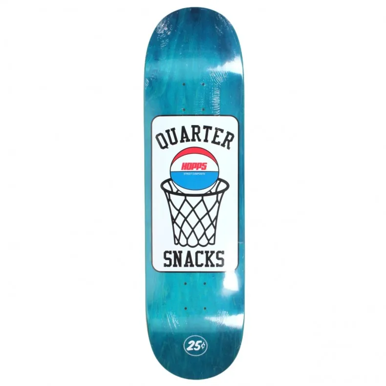 Hopps x Quartersnacks Street Composite Skateboard Deck 8.25