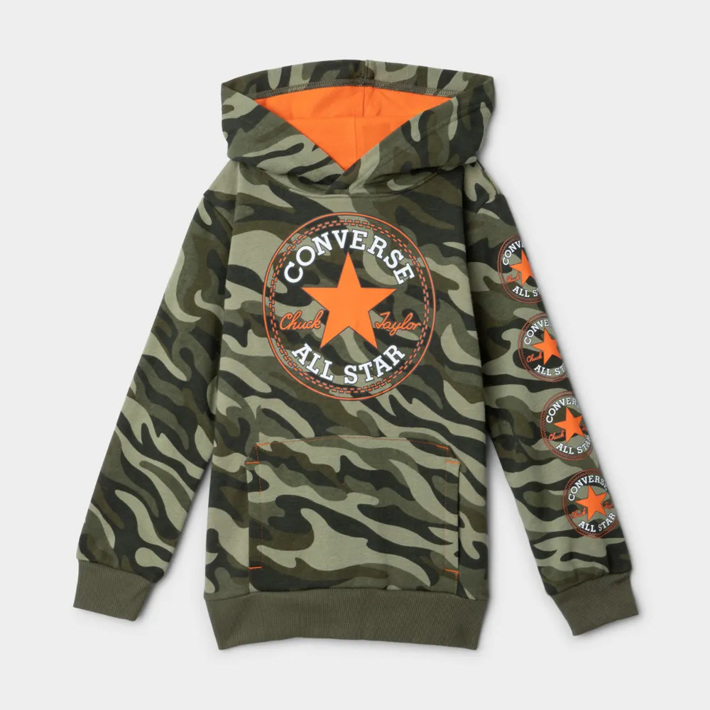 JD Sports Converse Child Boys' Camo Pullover Hoodie / Field Surplus