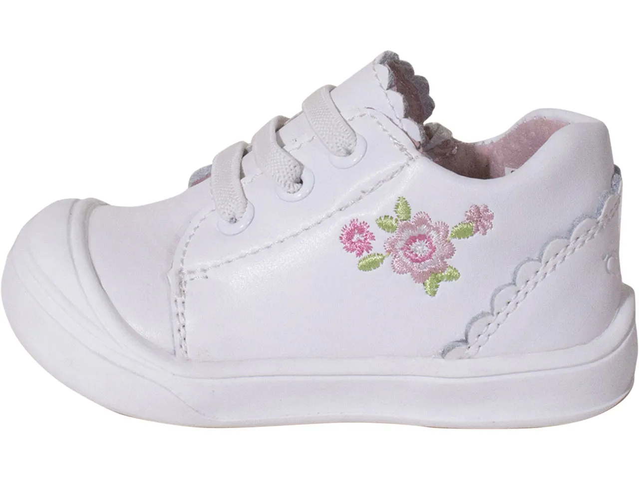 Josmo Smart Step Toddler Girl's Sneakers White Sz: 6T ST85124E