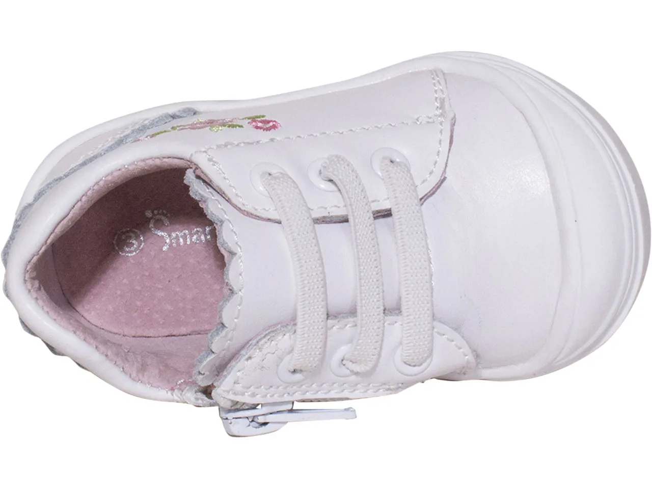 Josmo Smart Step Toddler Girl's Sneakers White Sz: 6T ST85124E