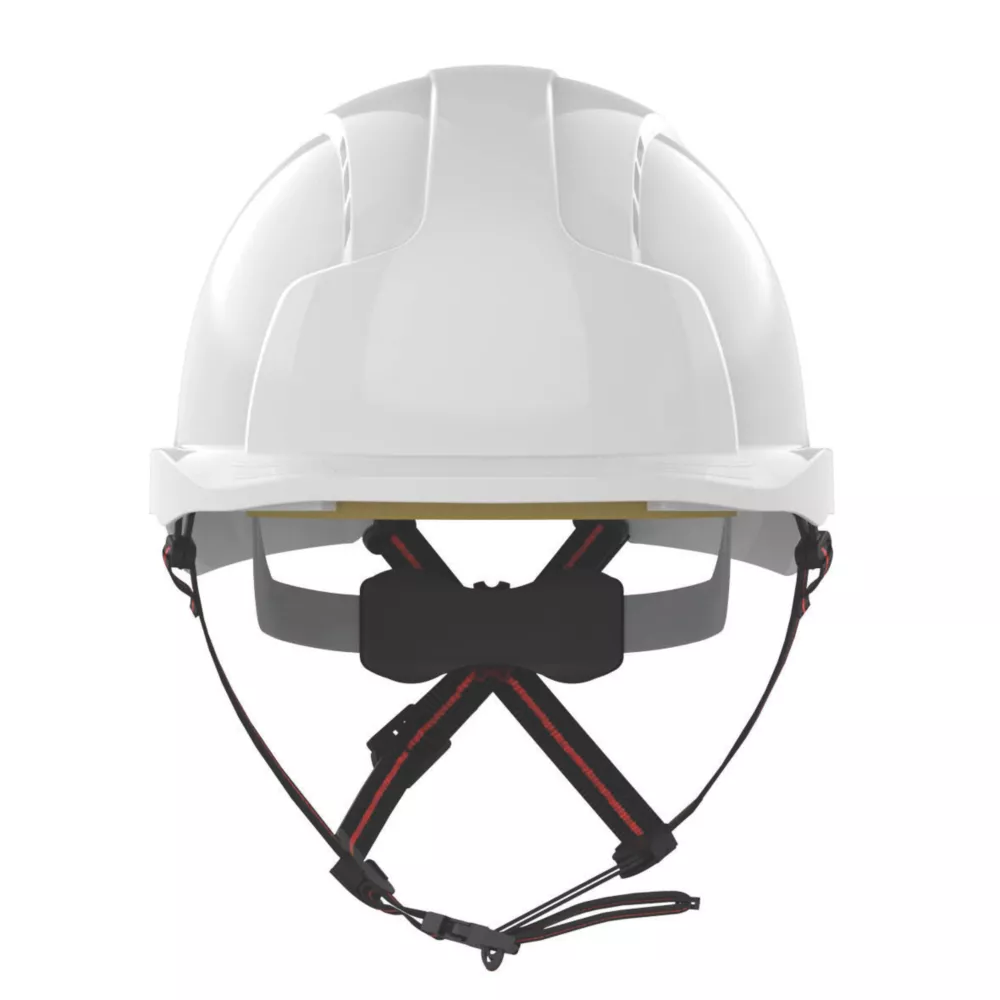 JSP EVOLite Skyworker Industrial Height Safety Helmet White - Screwfix