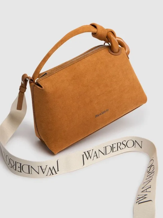 JW Anderson   Corner washed canvas shoulder bag 