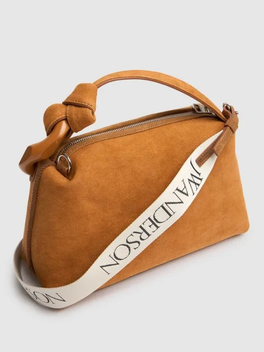 JW Anderson   Corner washed canvas shoulder bag 