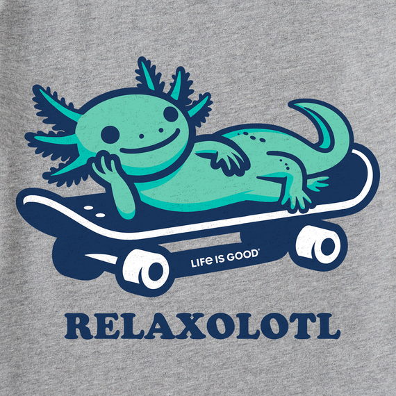 Kids Relaxolotl Skateboard Crusher Tee