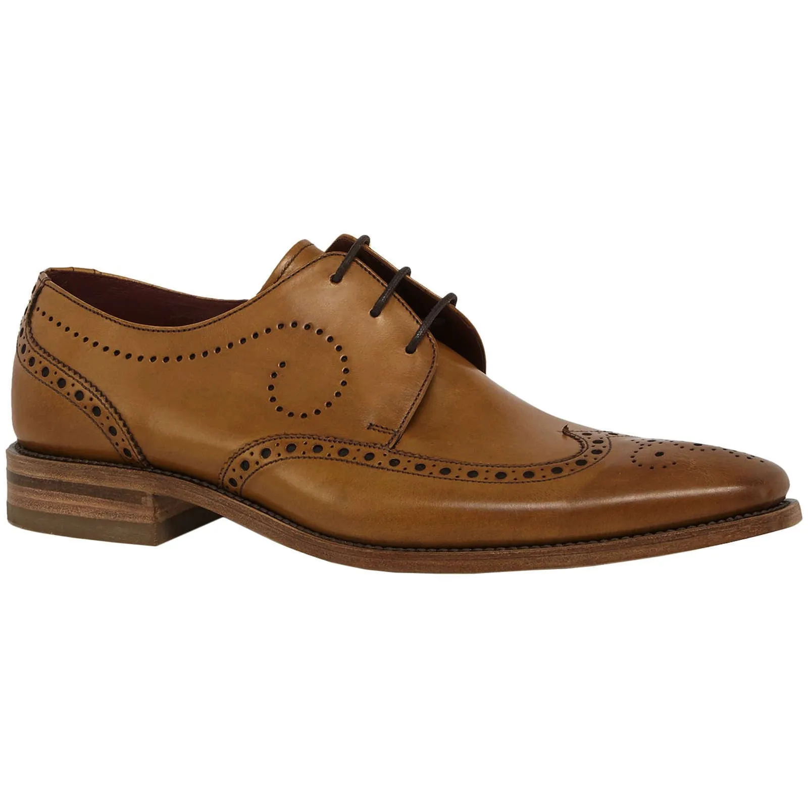 Kruger Polished Leather Men's Brogue Shoes