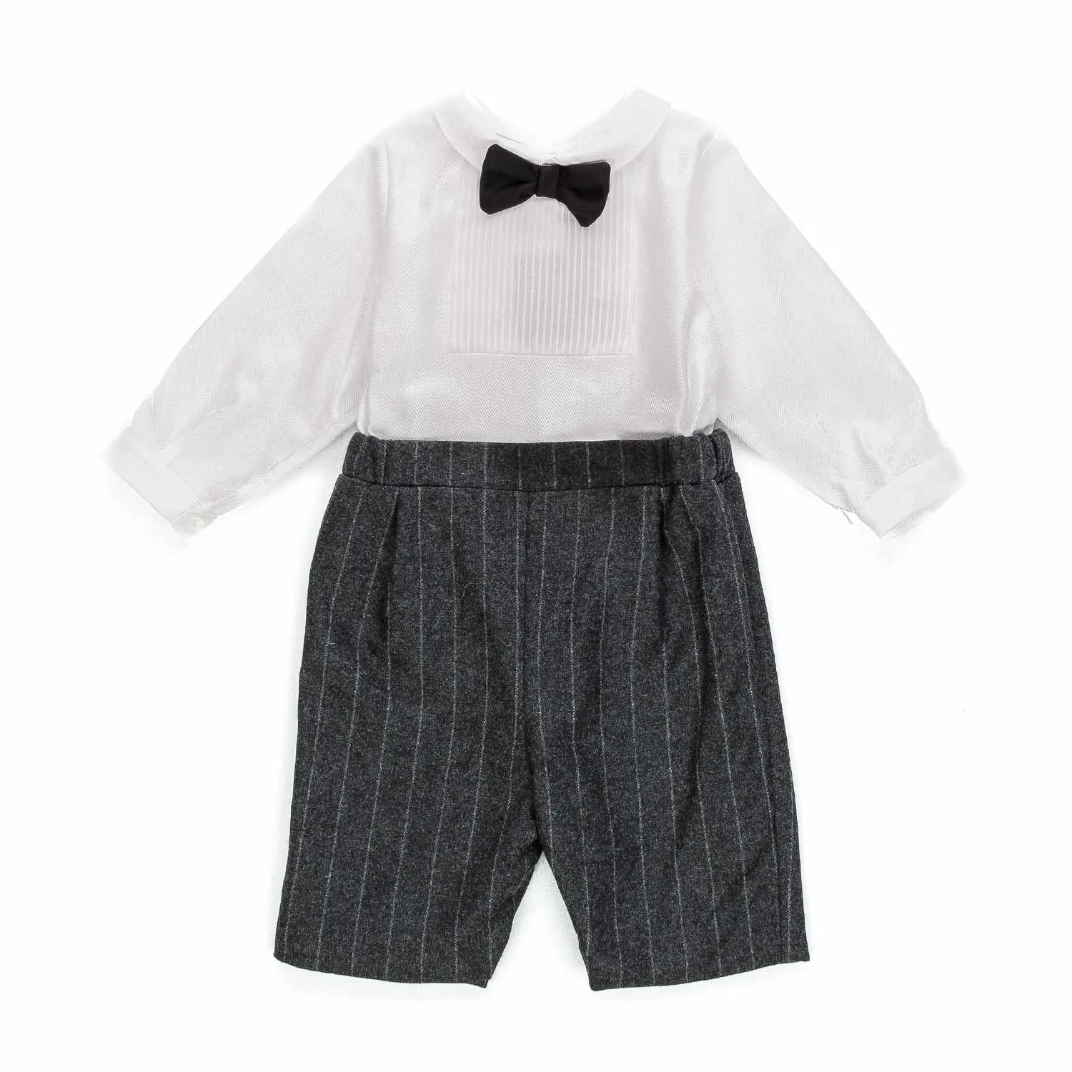 La Stupenderia Baby Romper With Bow Tie