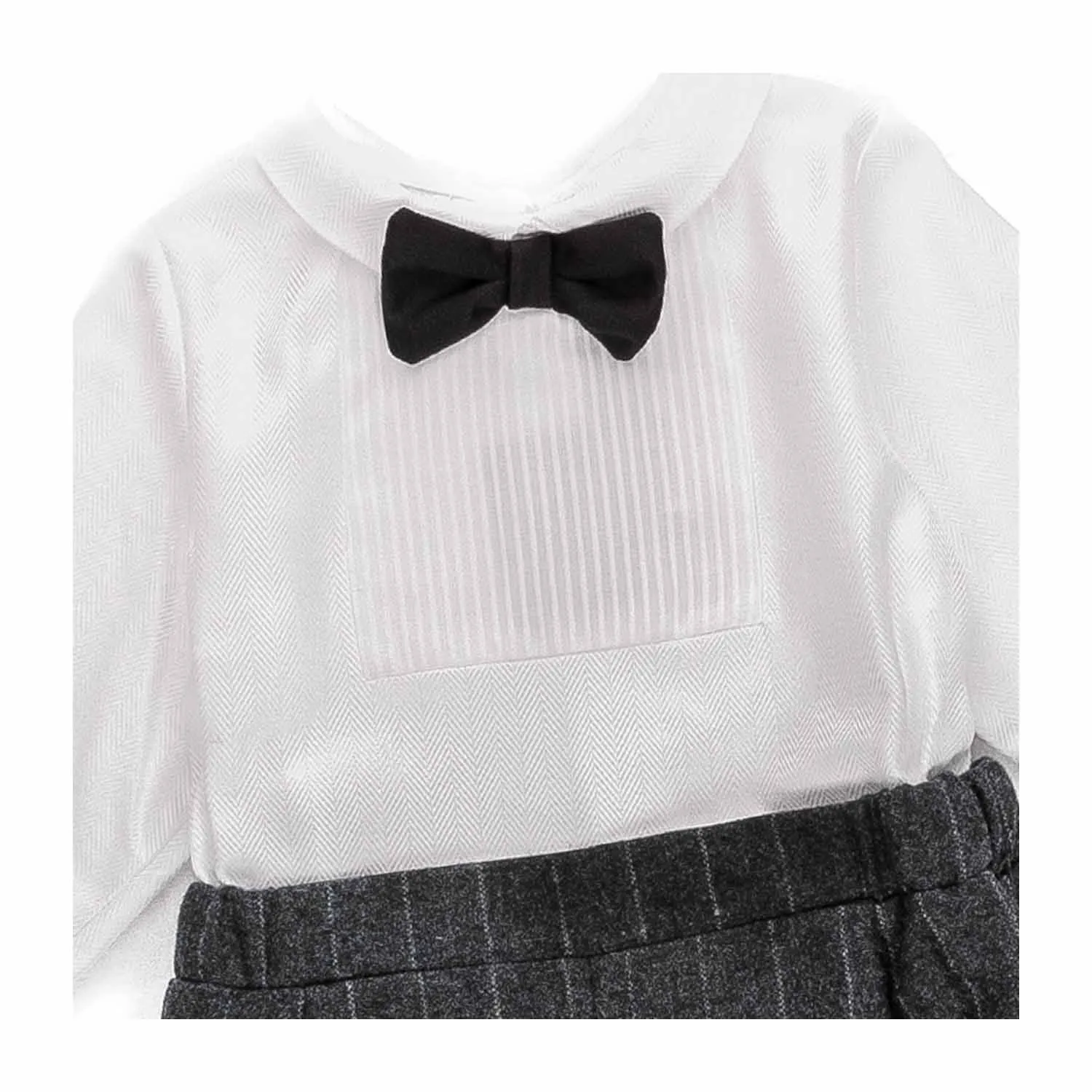 La Stupenderia Baby Romper With Bow Tie