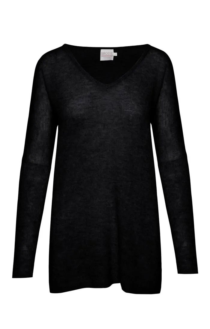 Ladies Cashmere Darcy V-Neck Tunic