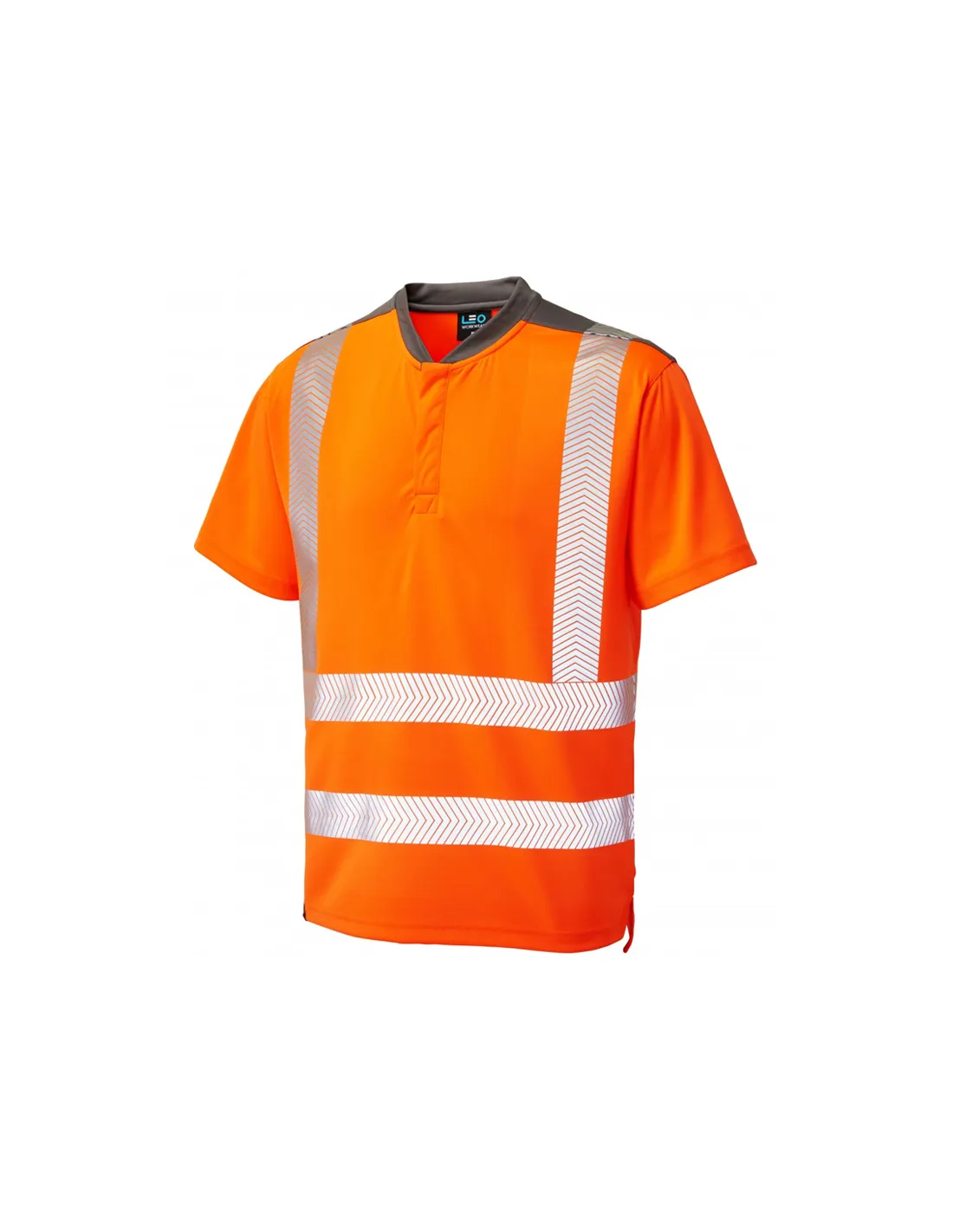 Leo Workwear - T12 Putsborough Class 2 Performance T Shirt - Orange - 2020ppe Size S