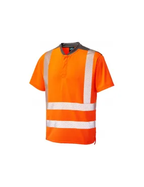 Leo Workwear - T12 Putsborough Class 2 Performance T Shirt - Orange - 2020ppe Size S