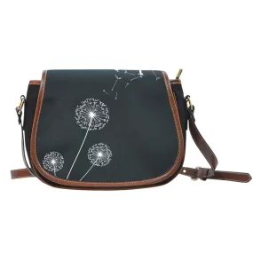 Live Free Black Saddle Bag