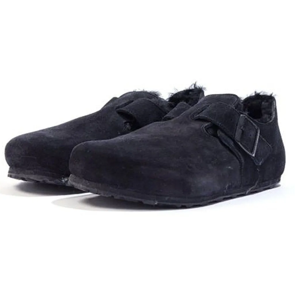 London Shearling Suede Leather Unisex Shoes