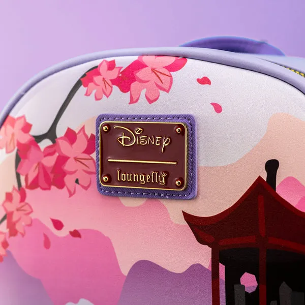 Loungefly x Disney Mulan Floral Mini Backpack