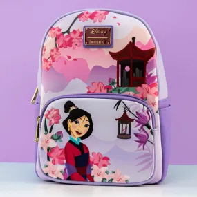 Loungefly x Disney Mulan Floral Mini Backpack