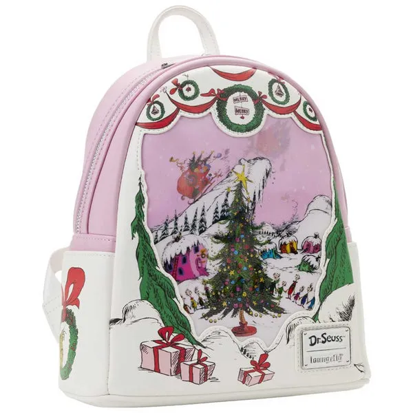 Loungefly x Dr Seuss Grinch Whoville Mini Backpack