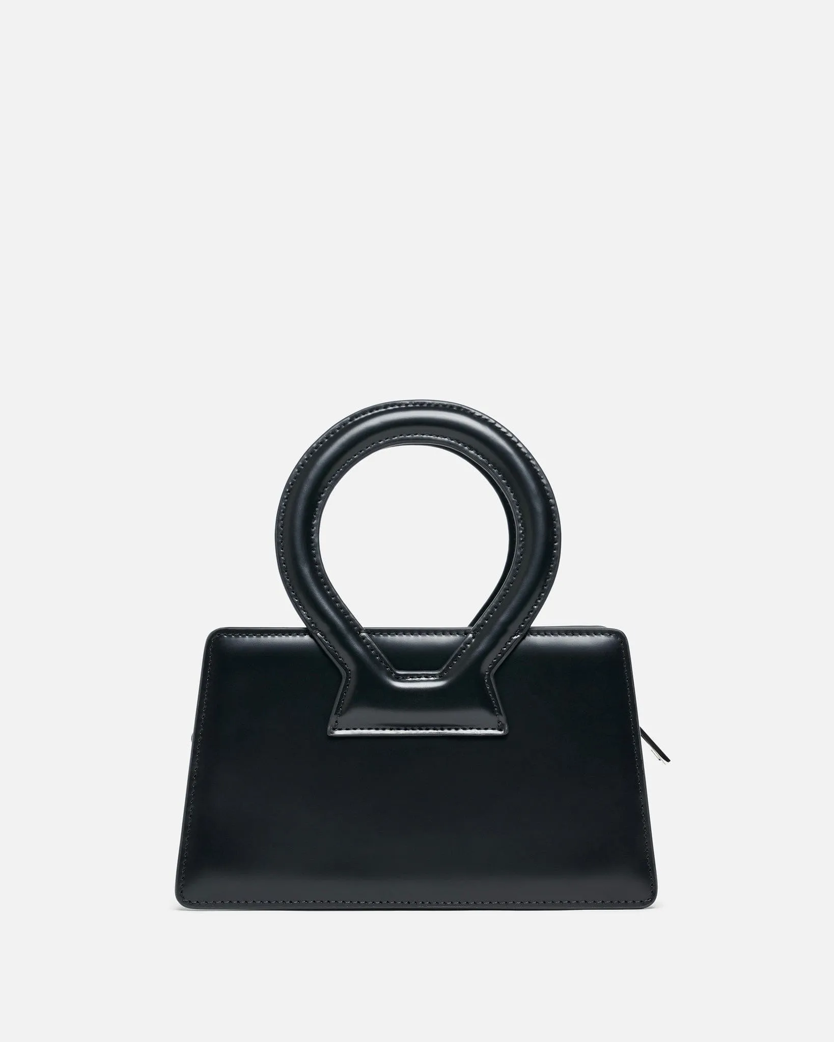 Luar Leather Small Ana Bag in Black