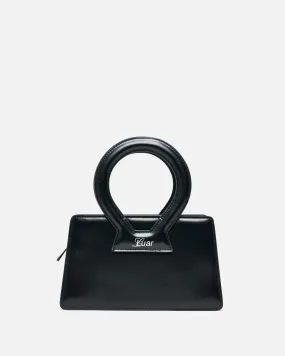 Luar Leather Small Ana Bag in Black