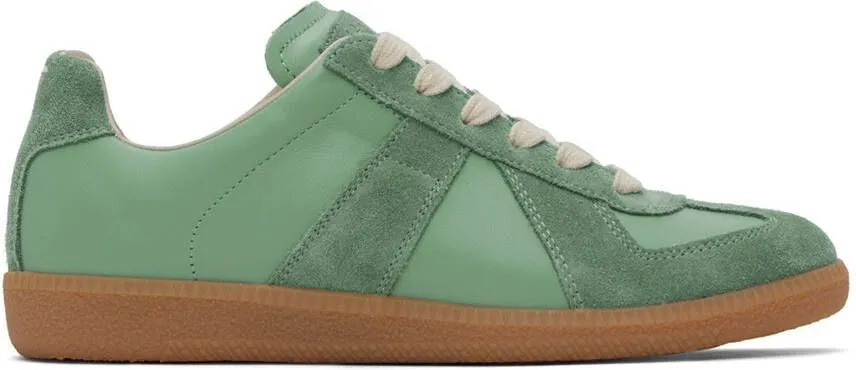 Maison Margiela Green Replica Sneakers