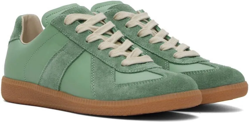 Maison Margiela Green Replica Sneakers