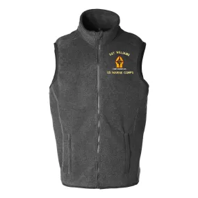 MCB Camp Lejeune Embroidered Fleece Vest