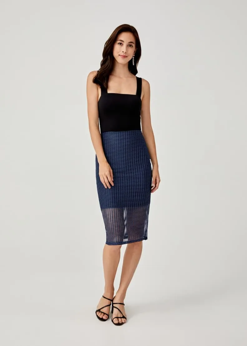 Merritt Jacquard Bodycon Skirt