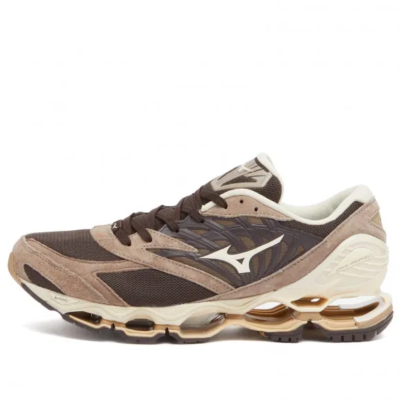 Mizuno Wave Prophecy LS Sneakers in Mole/Pristine/Fungi