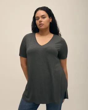 Modern-Fit V-Neck Tunic - PENN. Essentials