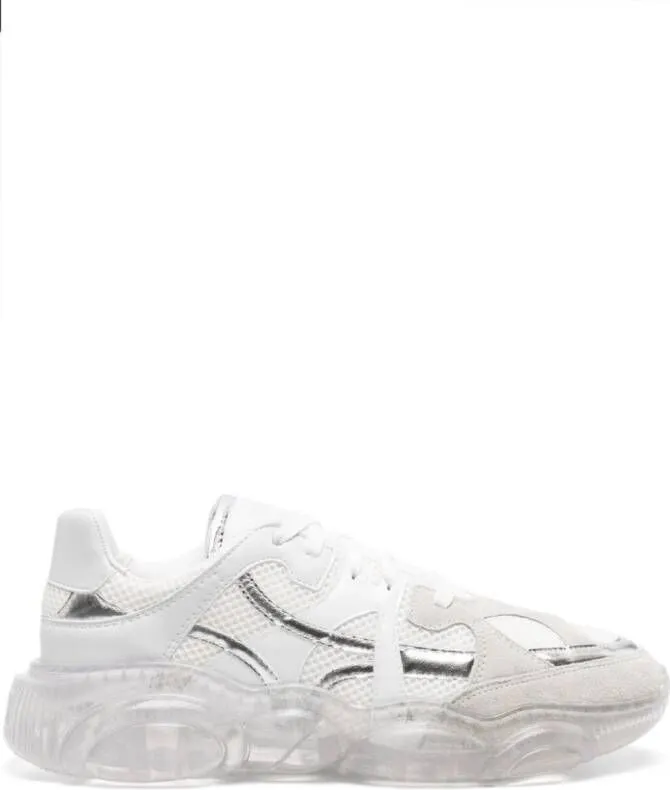 Moschino panelled chunky sneakers White